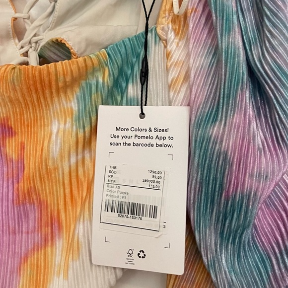 Pomelo Open Back Dress- Purple- NWT - Picture 5 of 7